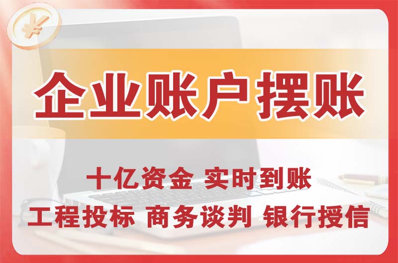 南区企业账户摆账